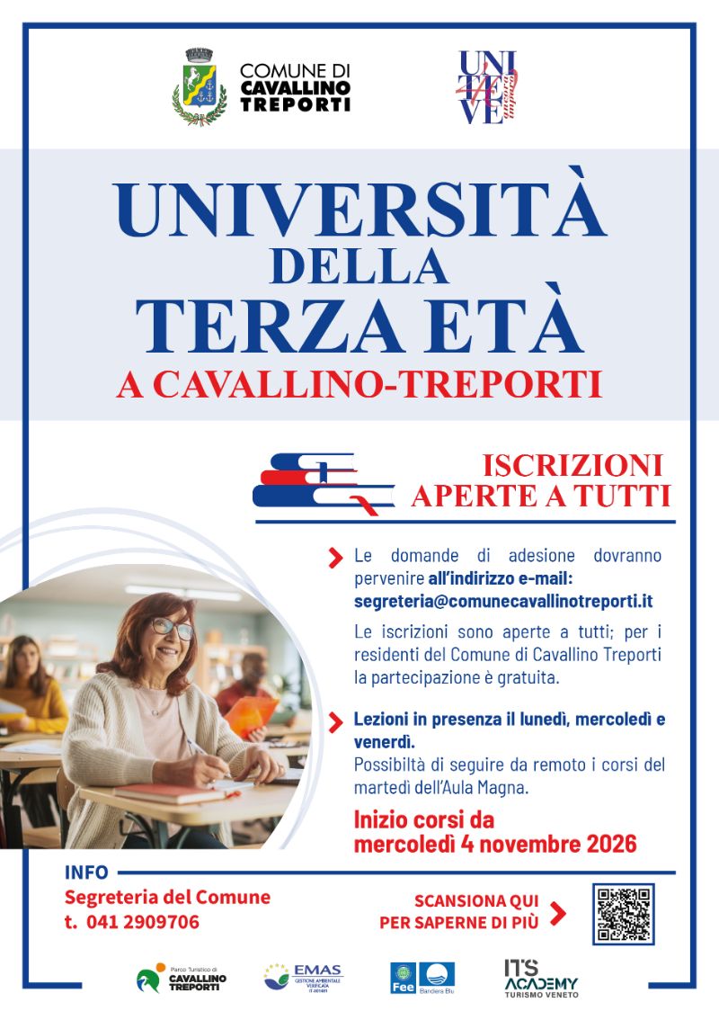Locandina Università 2026