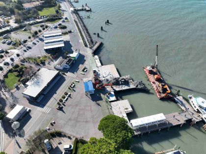 Imbarcadero di Punta Sabbioni: i lavori proseguono secondo il cronoprogramma