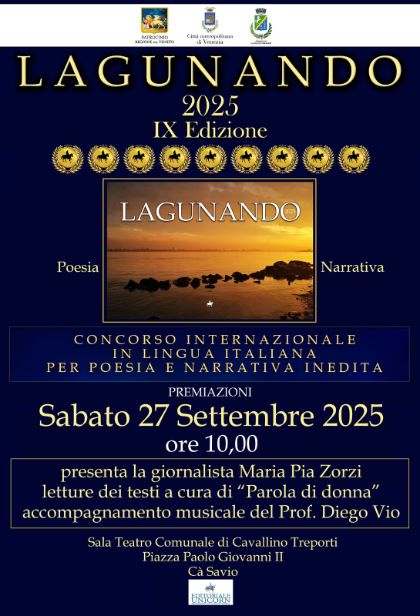 A Cavallino-Treporti le premiazioni della IX edizione del concorso letterario internazionale 