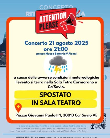 Concerto “RITMI DA VENEZIA E OLTREOCEANO” 