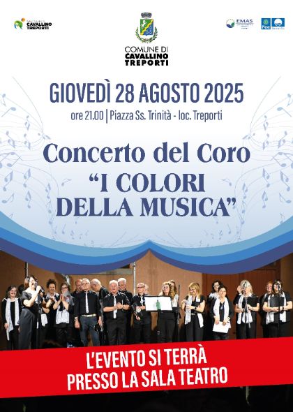 Concerto del coro I Colori della Musica - Spostato in Sala Teatro