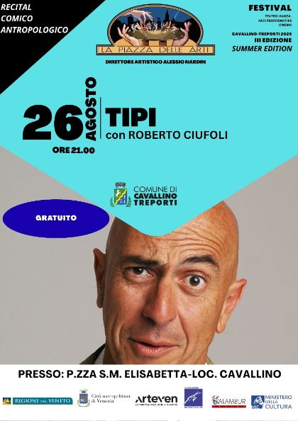 Tipi - La Piazza delle Arti Summer Edition 2025 Tipi - La Piazza delle Arti Summer Edition 2025