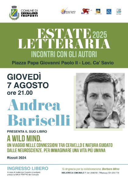 Estate Letteraria 2025 - Andrea Bariselli presenta il suo libro Estate Letteraria 2025 - Andrea Bariselli presenta il suo libro