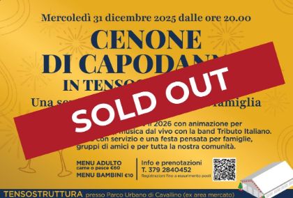 Cenone di Capodanno 2025 