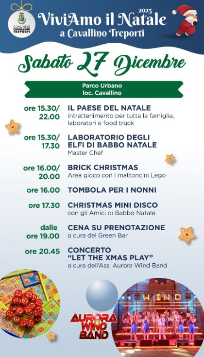 Il Paese del Natale 2025 - Programma del 27 dicembre 2025