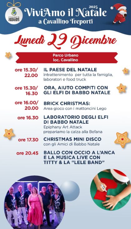 Il Paese del Natale 2025 - Programma del 29 dicembre 2025