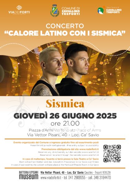 Concerto “CALORE LATINO CON I SISMICA” Concerto “CALORE LATINO CON I SISMICA”