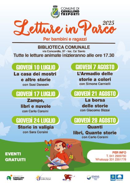 Letture in parco 2025 Letture in parco 2025