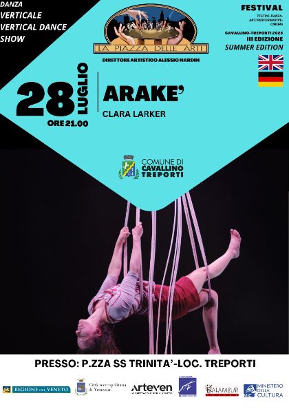 Araké - La Piazza delle Arti Summer Edition 2025 Araké - La Piazza delle Arti Summer Edition 2025