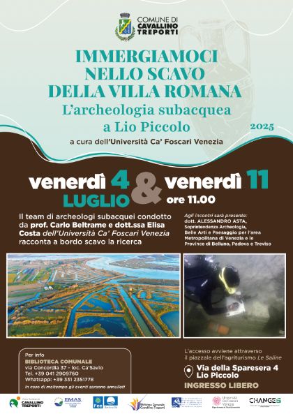 Immergiamoci nello scavo della Villa Romana Immergiamoci nello scavo della Villa Romana