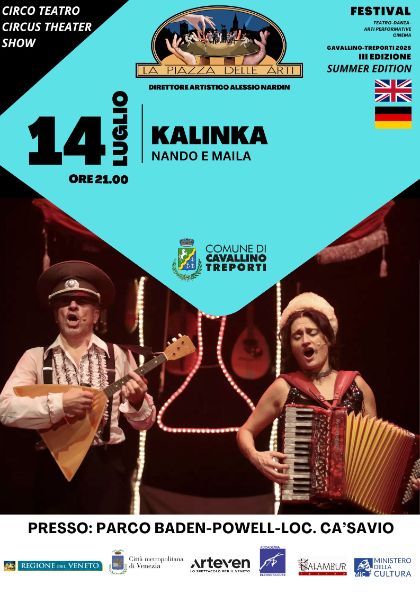 Kalinka - La Piazza delle Arti Summer Edition 2025 Kalinka - La Piazza delle Arti Summer Edition 2025