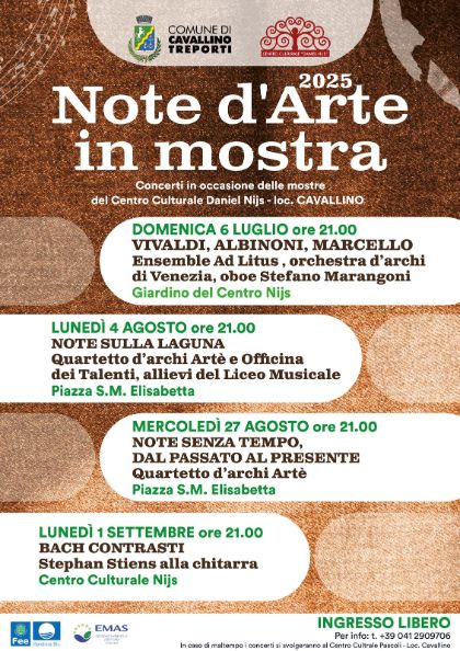 Note d'Arte in mostra 2025 Note d'Arte in mostra 2025