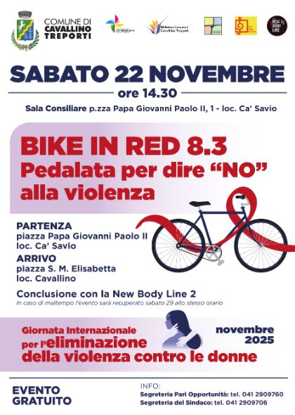 BIKE IN RED 8.3 - Pedalata per dire  BIKE IN RED 8.3 - Pedalata per dire