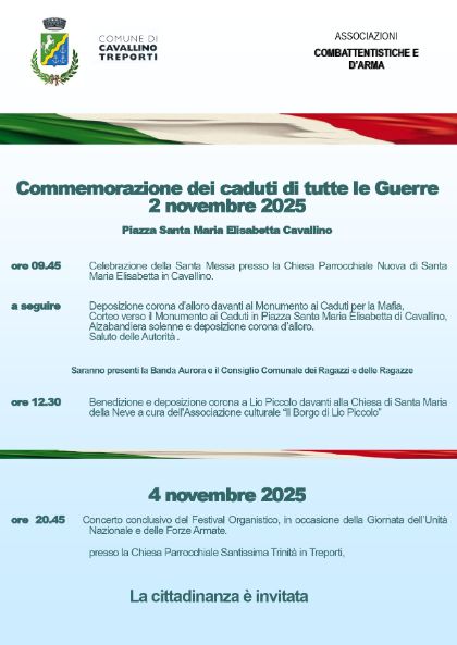 Commemorazione dei caduti di tutte le guerre