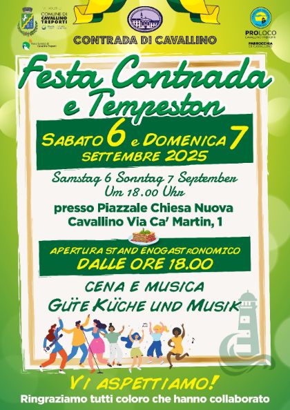 Festa Contrada Cavallino e Tempeston