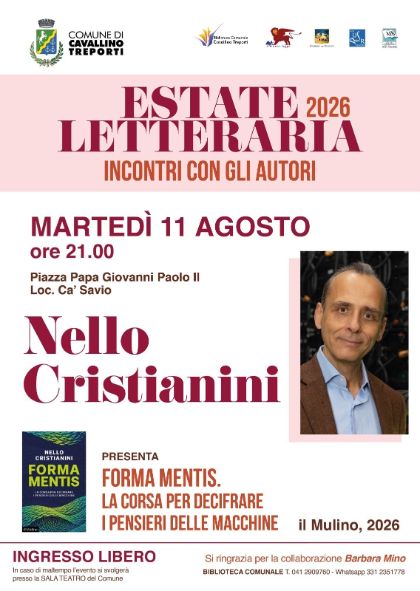 Estate Letteraria 2026 - Nello Cristianini