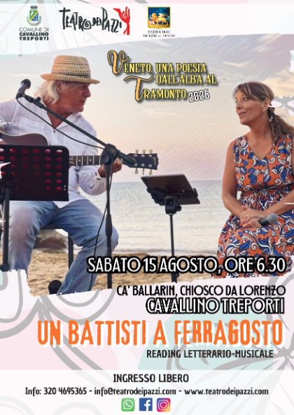 Veneto, una poesia dall'alba al tramonto 2026 - Un Battisti a Ferragosto