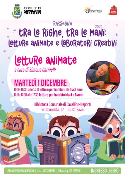 Rassegna tra le Righe e le Mani - Letture Animate