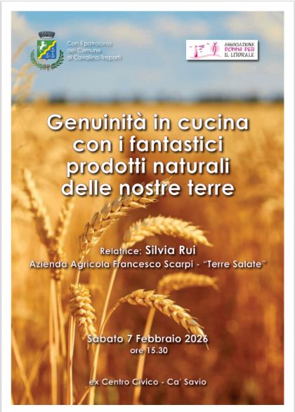Incontro Pubblico - Genuinità in cucina con i fantastici prodotti naturali delle nostre terre