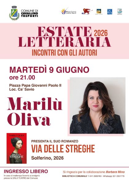 Estate Letteraria 2026 - Marilù Oliva