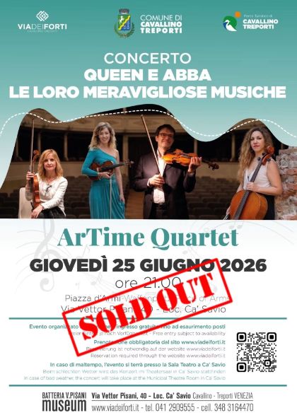 Concerto ArTime Quartet - SOLD OUT