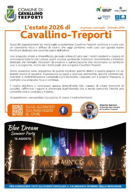 Eventi Luglio - Settembre 2026