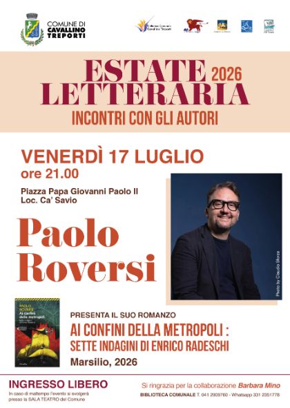 Estate Letteraria 2026 - Paolo Roversi