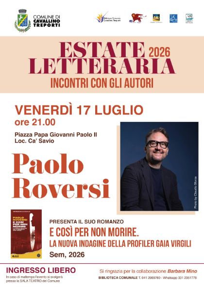 Estate Letteraria 2026 - Paolo Roversi