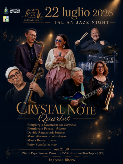 Litorale Jazz Festival - Italian Jazz Night - Crystal Note Quartet