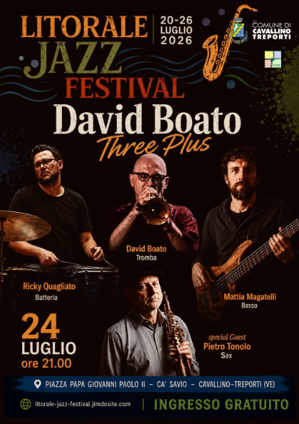 Litorale Jazz Festival - David Boato - Three Plus