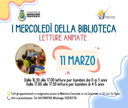 I mercoledì della Biblioteca - Letture animate