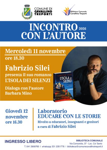 Incontro con l'autore 2026 - Fabrizio Silei