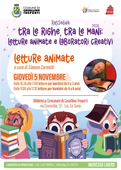Rassegna tra le Righe e le Mani - Letture Animate
