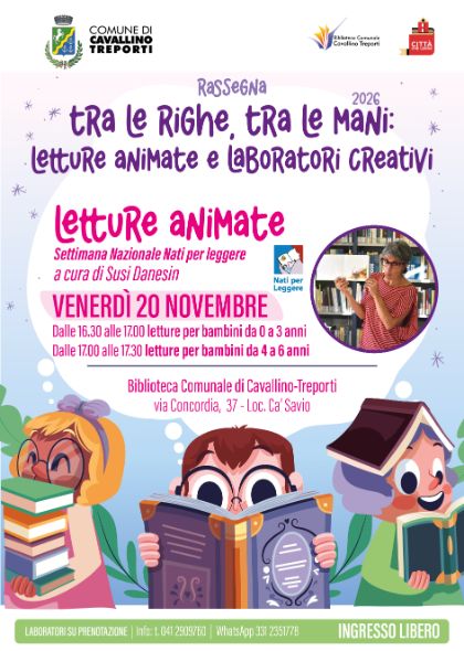 Rassegna tra le Righe e le Mani - Letture Animate