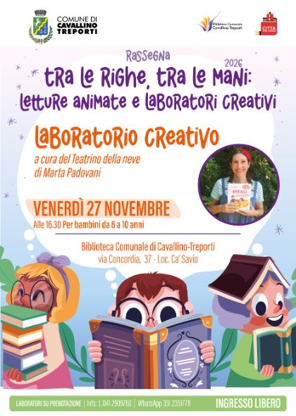 Rassegna tra le Righe e le Mani - Laboratorio Creativo 