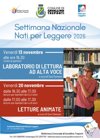 Settimana Nazionale Nati per Leggere 2026