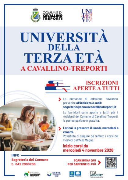 Università della terza età a Cavallino Treporti