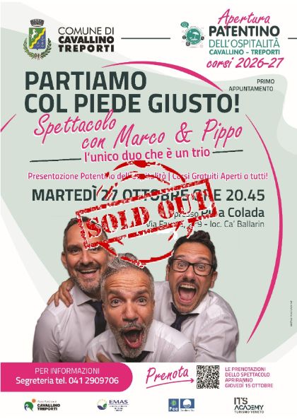 SOLD OUT - Spettacolo di Marco e Pippo