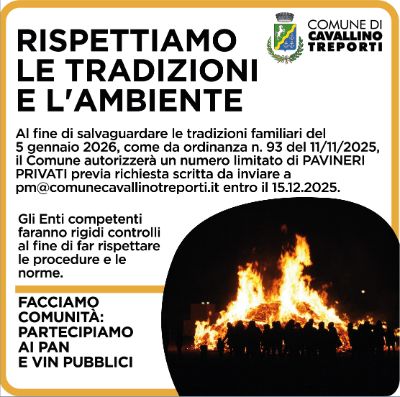 Pavineri per l'Epifania