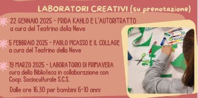 I mercoledì della biblioteca laboratori creativi