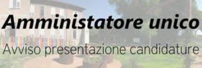 Candidatura Amministratore Unico