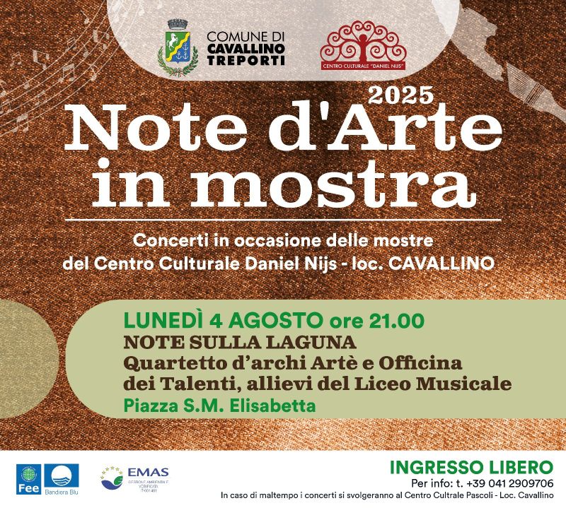 Locandina Concerto Note sulla laguna 04.08