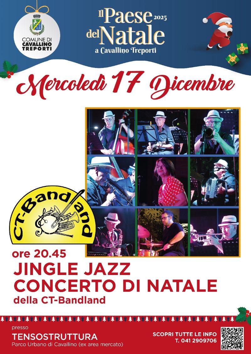 Locandina Concerto Jingle Jazz 17.12.2025