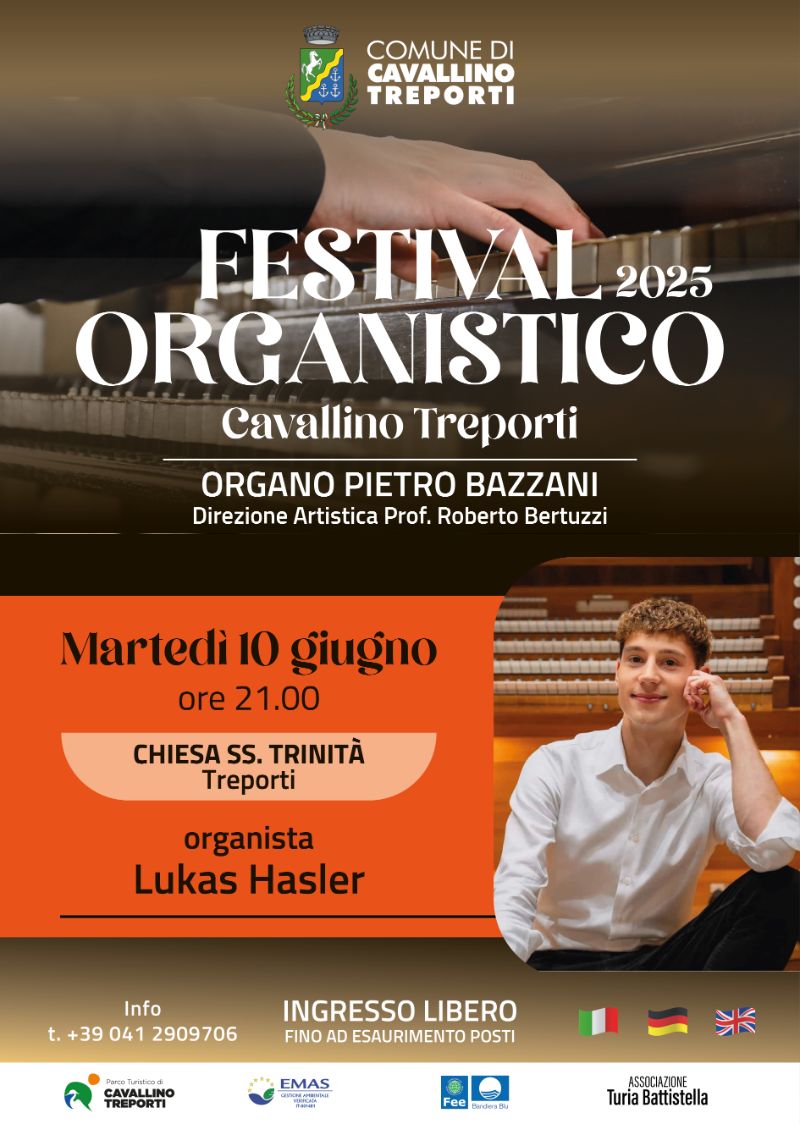 Locandina Festival organistico 10.06.2025