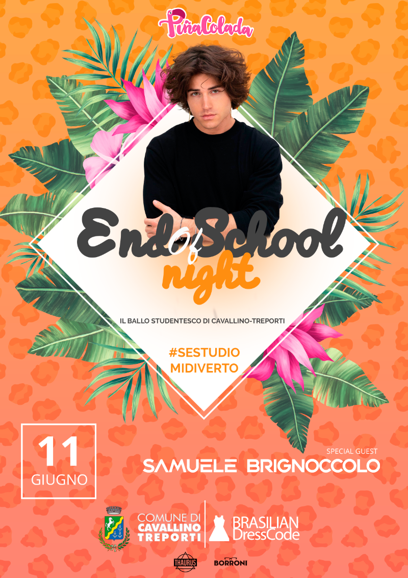 Locandina End of school night 11.6