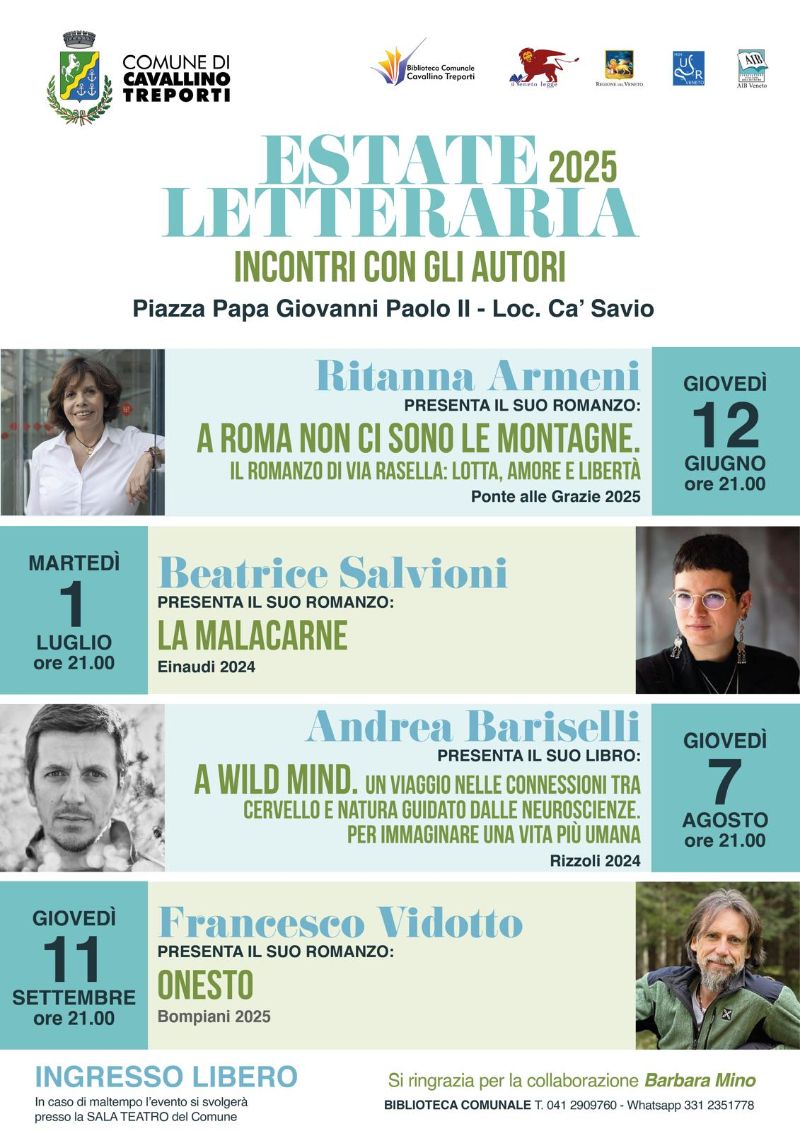 Locandina estate letteraria 2025
