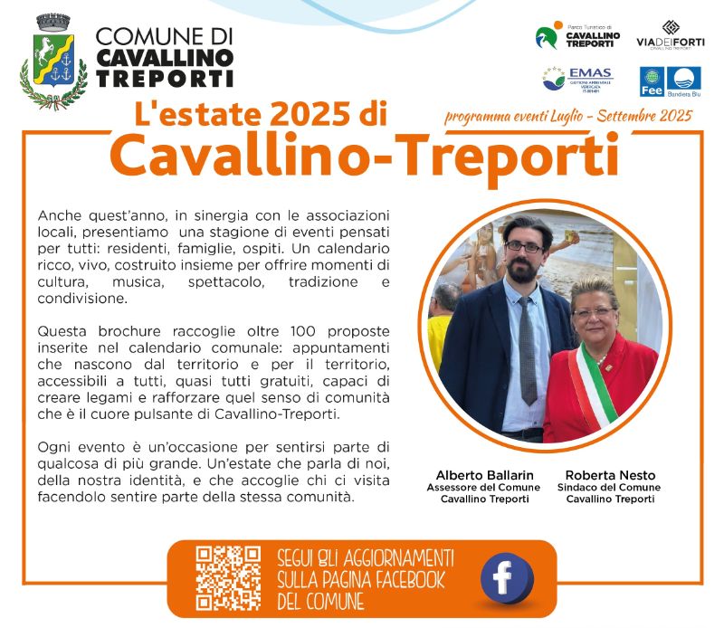 Locandina brochure eventi luglio-settembre 2025