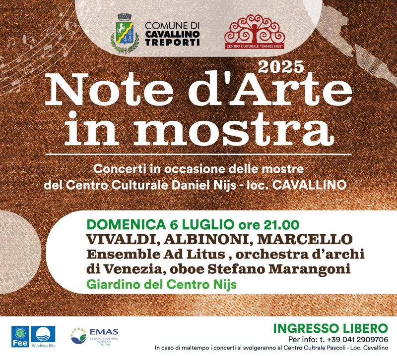 Locandina Concerto Vivaldi, Albinoni, Marcello 06/07
