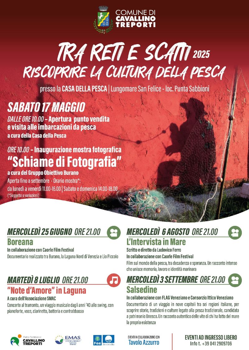 Locandina eventi casa della pesca