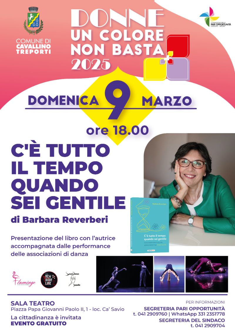Locandina Donne un colore non basta 9.03.2025